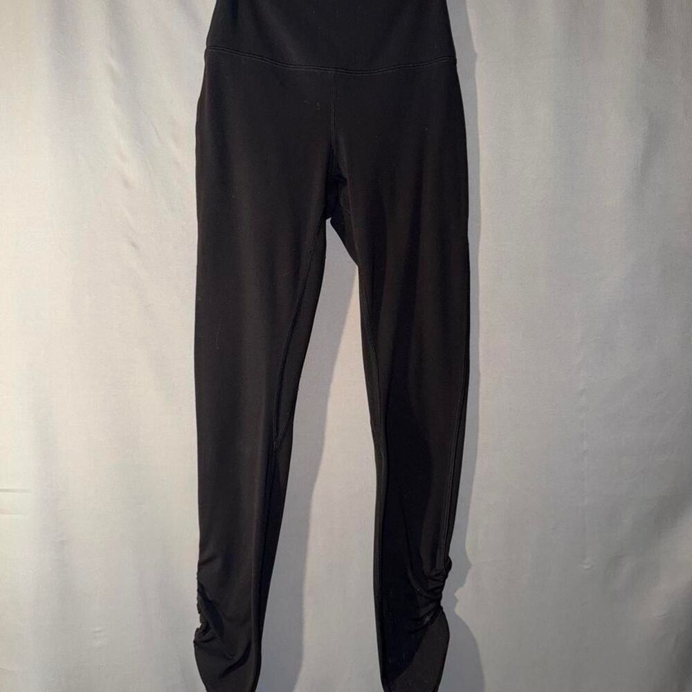 Lululemon black align runched leggings